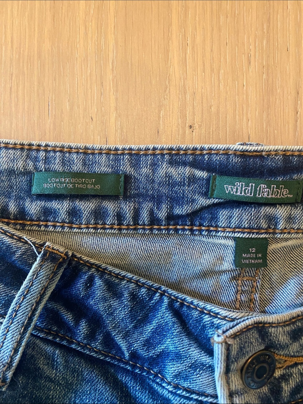 wild fable Women's Medium Blue Flare Bootcut Jeans - Picture 2 of 7